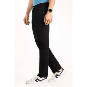 Pantalones Vaqueros de Cintura Media, Lavado a la Piedra, Casuales, Lisos, Rectos, Holgados, Estilo Vintage, Hip Hop, de Pierna Ancha, Colección de Invierno MN-JNS-SS25-010 - Product Image 5