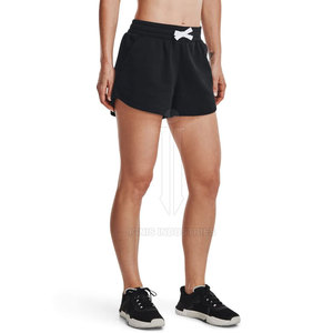 Pantalones cortos de gimnasio de fabricación pakistaní para mujer, pantalones cortos de gimnasio de algodón estampado con logotipo personalizado para mujer, talla adulta - Product Image 3