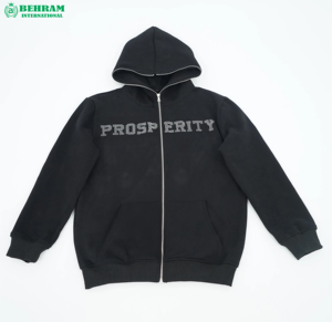 Meilleur fabricant de sweats à capuche et de sweat-shirts unisexes personnalisés à fermeture éclair intégrale, 100% coton, respirants, à séchage rapide, pour l'hiver - Product Image 3