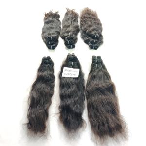 Extensiones de cabello humano indio sin procesar de color brillante natural al por mayor - Product Image 3