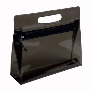 Borsa da Toilette Personalizzata in PVC Trasparente, Beauty Case per Gadget - Product Image 3