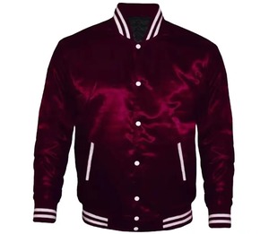 Customized Light Sports Women's Varsity Jacket <b>Canvas</b> <b>Plain</b> Dyed Cotton Filling Quick Dry Windproof Breathable Custom Colors - Product Image 5