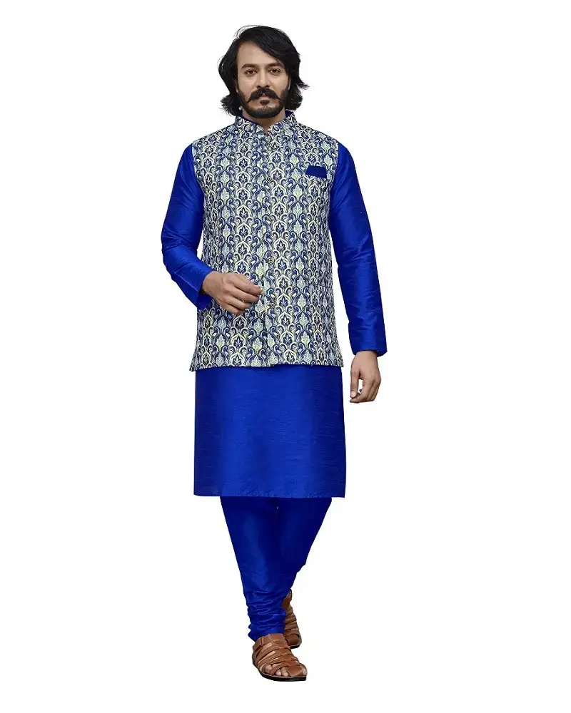 Di alta qualità uomini indiani dritti taglie libere Kurta pigiama etnico abbigliamento alla moda Kurta pigiama dal fornitore indiano