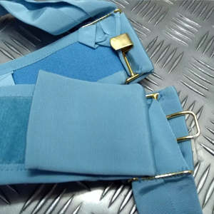 Ronpex เข็มขัดคาดเอวและสายคาดเอวสีขาวและสีฟ้าแบบกำหนดเอง - Product Image 2