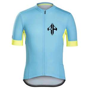 Servicios OEM Camisetas de Ciclismo de sublimación de secado rápido transpirables para hombres Cremallera completa 100% Material de poliéster Premium Alta calidad personalizada - Product Image 2