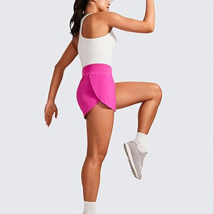 Short de motard taille haute en gros pour femmes contrôle du ventre sans couture Squat Proof Butt Lifting Yoga Gym et Short d'entraînement - Product Image 2
