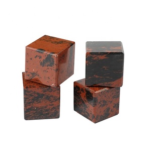 Mahagoni Obsidian Cubes Online สำหรับขายของขวัญคริสตัลรักษาขายส่งและงานฝีมือจาก Anam Agate ร้านค้าออนไลน์ - Product Image 1