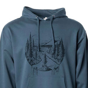 เสื้อฮู้ดผู้ชายผ้าคอตตอนผสมพิมพ์ลายสกรีนโลโก้ตามสั่งชุดฤดูหนาว - Product Image 5