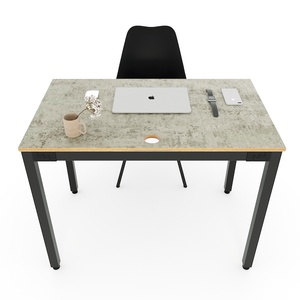 Bureau d'ordinateur en contreplaqué Concrete-Color UConcept HBUC038 100x60cm avec pieds - Product Image 2