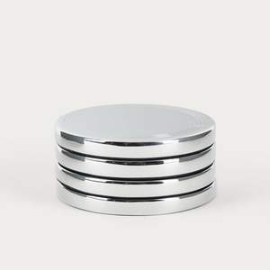 Juego de posavasos de oro cepillado de primera calidad para el hogar y la Oficina, artículos de lujo elegantes y duraderos, perfectos para regalar y decorar - Product Image 5