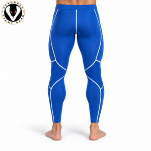 Les leggings athlétiques pour hommes offrent un tissu respirant, un soutien confortable et des performances durables pour l'entraînement sportif et l'exercice. - Product Image 5