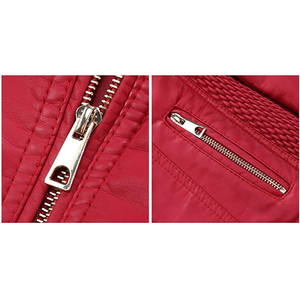 Chaqueta de cuero genuino para mujer hecha a medida alta calidad peso ligero mejor diseño venta al por mayor Gran oferta procesamiento crudo - Product Image 5