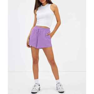 กางเกงขาสั้นขี่จักรยานสำหรับผู้หญิงเอวกลางแบบยืดได้ระบายอากาศได้กางเกงออกกำลังกายแบบไร้รอยต่อสำหรับใส่ออกกำลังกายในยิม - Product Image 5