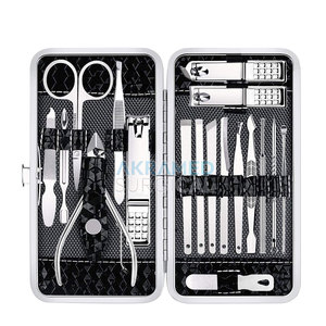 Juego de manicura y pedicura profesional de acero inoxidable de alta calidad, Kit DE ASEO portátil para cortaúñas con venta en línea, uso de belleza - Product Image 3