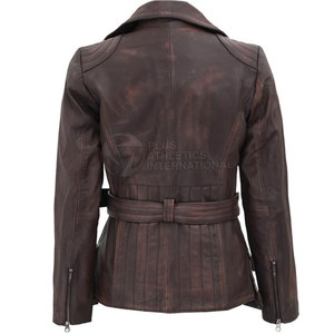 Chaqueta de Cuero para Mujer, Nueva Moda, 100% Cuero Genuino, Precio de Mayoreo, Hecha en Pakistán - Product Image 2