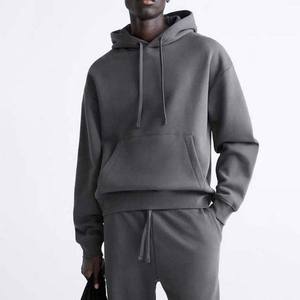 Sudadera con Capucha para Hombre, Transpirable, Talla Grande, Sudadera de Invierno Personalizada, Jersey con Cierre, Color Sólido - Product Image 1