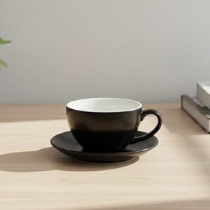 Durable Porcelain Ceramic Mug <b>and</b> <b>Saucer</b> 3459607S Dishwasher Safe Elegant Tradition Style - Product Image 4