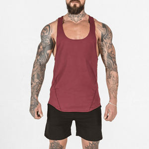 GAF Débardeur de haute qualité pour hommes Nouveau style Débardeur de gymnastique sans manches en polyester pour l'entraînement grandes tailles en ligne - Product Image 5