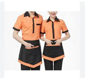 Work Shirt <b>Hotel</b> for Housekeeping Staff Polo Shirt Custom Unisex Short Sleeve Chef Jacket Pattern Restaurant Tops - Product Image 3