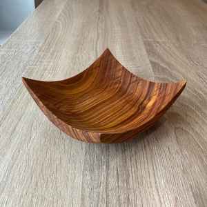 100% Natural Wooden <b>Salad</b> <b>Bowl</b> Eco Friendly <b>Large</b> Capacity <b>Bowl</b> - Product Image 2