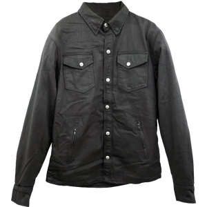 เสื้อเชิ้ตผ้าแคนวาสเคลือบแว็กซ์หนังผสมเคฟลาร์ - Product Image 4