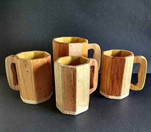 เพิ่มความนิยมในแก้วไม้คุณภาพระดับพรีเมียมดีไซน์ทันสมัยเหมาะสำหรับชากาแฟไวน์และเบียร์จาก Falak - Product Image 4