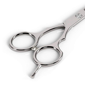 Tijeras de peluquero para corte de pelo de salón profesional, punta roma de acero inoxidable con cuchillas rectas afiladas para peluquería de belleza - Product Image 4