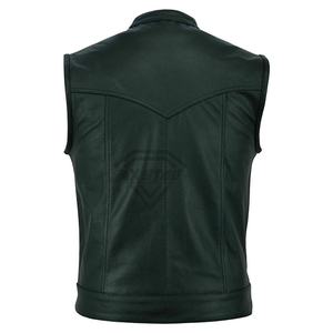 เสื้อกั๊กหนังสำหรับนักขี่จักรยานทรงสลิมฟิตเสื้อแจ็กเก็ตหนังแขนกุดสำหรับการเดินทางแฟชั่นสตรีทและเครื่องแต่งกายประจำวันสำหรับผู้ชาย - Product Image 2