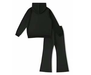 Custom Mens Streetwear Chándal Conjunto de gran tamaño Sudadera con capucha y Jogger OEM Urban Look Traje de moda al por mayor - Product Image 2