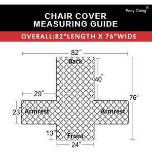 Reversible Water-Resistant Couch <b>Cover</b> Available in 4 Colors & 3 Sizes <b>for</b> Furniture Protection! - Product Image 4