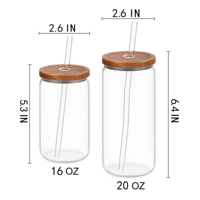 Gobelet en verre borosilicate haute résistance 12oz 16oz 20oz, grande capacité, tasse à café, tasse à thé, tasse à eau, vaisselle résistante à la chaleur, vente en gros OEM