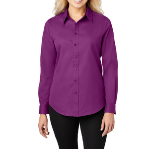 Camisa Formal de la mejor calidad para mujer, ropa informal, camisa de tela tejida con estilo para mujer, de exportación de Albania, nuevo diseño - Product Image 3