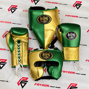 Protector de Cabeza y Cadera Ajustable para Muay Thai, Personalizado con Logotipo, Color Naranja Dorado, Profesional, No Boxing No Life - Product Image 6