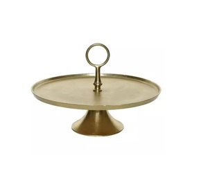 European Style 2 Tier Metal <b>Cake</b> <b>Stand</b> For Serving Decorative Gold Finishing Flower Design Metal <b>Cake</b> <b>Stand</b> For Bakery Display - Product Image 2