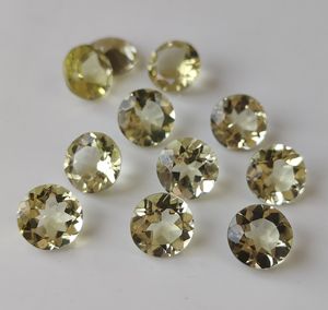 เลมอนควอตซ์ธรรมชาติทำด้วยมือพลอยหลวมเจียระไนขนาด3-8มม. สำหรับการทำเครื่องประดับขายส่ง - Product Image 6