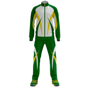 Sublimation personnalisée Survêtement grande taille en polyester pour homme Survêtement décontracté avec fermeture éclair Jogging Football Survêtements unisexe - Product Image 4