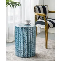 Offre spéciale Table d'appoint/tabouret en nacre Conception OEM Décoration personnalisée à la main Meubles de maison de l'usine du Vietnam directement