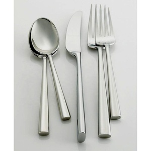 Vente en gros de couverts en argent de qualité supérieure Argenterie à manche épais Ensemble de couverts en acier inoxydable cuillère couteau fourchette pour hôtel usage domestique - Product Image 1