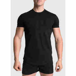 T-shirts en coton pour hommes gym wear nen t-shirt avec logo personnalisé - Product Image 4