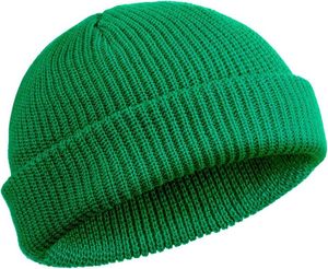 Gorros de Punto Acrílicos Unisex, Gorros de Invierno Cálidos y Lisos con Puño, Estilo Casual para Adultos, Venta al por Mayor - Product Image 1