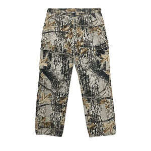 Pantalons de chasse décontractés pour hommes, de haute qualité, coupe droite, surdimensionnés, en coton rayé camouflage, personnalisables - Product Image 6