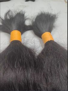 Extensions de cheveux indiens Remy de haute qualité, couleur personnalisée, blond, extensions en vrac, sans produits chimiques, emballage sécurisé - Product Image 5