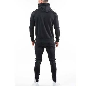 Alta calidad personalizable hombres Casual sólido invierno entrenamiento correr desgaste con capucha Logo impreso deporte Jogger chándales al por mayor - Product Image 3