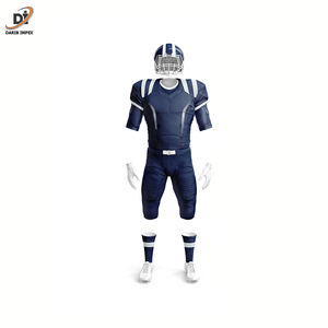 2024, el conjunto de uniformes de fútbol americano para hombres más vendidos, uniformes de fútbol de sarga de aparejos juveniles transpirables al por mayor - Product Image 2