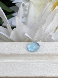 Impresionante PIEDRA DE cabujones de forma ovalada de Aguamarina de Color superior Natural con buen brillo, piedras preciosas sueltas para hacer joyas de 3,00 quilates - Product Image 3