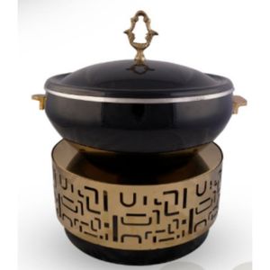 Réchaud à buffet rond en or rose King International, acier inoxydable de qualité supérieure, élégant, pour la restauration et l'hôtellerie - Product Image 2