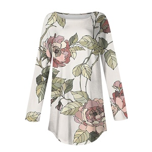 T-shirt en molleton à manches courtes et col rond pour femme, imprimé personnalisé, été, uni, anti-UV, respirant, vente en gros - Product Image 3