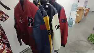 Chaqueta de cuero con bordado de logotipo personalizado OEM 2022 para hombre Vintage de lujo transpirable y de talla grande invierno con punto - Product Image 6