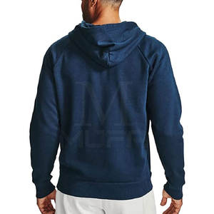 Venta al por mayor de alta calidad sudaderas con capucha de gran tamaño para los hombres de moda Streetwear con cremallera Diseño 100% algodón para el invierno - Product Image 2