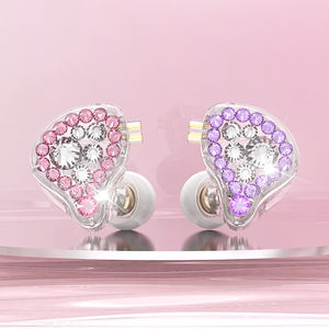 Q2Pro HiFi écouteurs intra-auriculaires 3.5mm écouteurs de musique filaires avec câble détachable <span class=keywords><strong>3M</strong></span> pour la diffusion en direct PC téléphone DJ Studio - Product Image 1